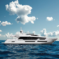 Super Luxuriöse High-End 112-Fuß Dieselgetriebene Kreuzfahrt-Yacht mit Wassertank, Brandneu und Integrierten Unterhaltungsfunktionen