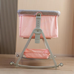 <span class=keywords><strong>Lit</strong></span> bébé multifonctionnel en métal, berceau pour bébé, <span class=keywords><strong>lit</strong></span> d'appoint avec <span class=keywords><strong>moustiquaire</strong></span> et roues, <span class=keywords><strong>lit</strong></span> d'hôpital pliable pour nouveau-né - Product Image 6