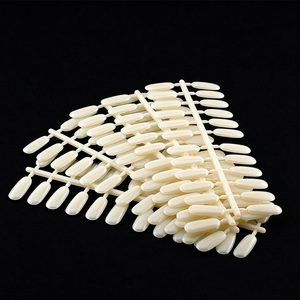 Palette de présentation d'échantillons de vernis à ongles à 120 embouts, tête ronde, dos plat naturel, carte de couleurs pour nail art, outil de pratique pour échantillons de vernis gel - Product Image 1