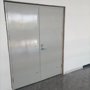 Puertas antiincendios de entrada de acero insonorizadas de Metal Exterior estándar personalizadas Ais para aplicación Puerta de salida de incendios comunal - Product Image 2