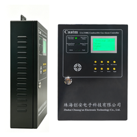 CAATM CA-2100K Contrôleur de surveillance de gaz à 16 canaux et quatre bus, avec alarme sonore et lumineuse de fuite de gaz, compatible RS485