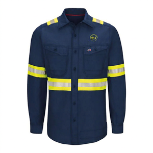 Camisas de Trabajo FR para Trabajadores de la Construcción, Tráfico y Minería, Resistentes al Calor (300-500°C), Reflectantes y de Seguridad - Product Image 1