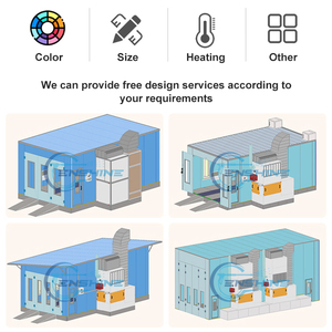 Cabine <span class=keywords><strong>de</strong></span> peinture <span class=keywords><strong>automobile</strong></span> ignifuge à LED à économie d'énergie sans poussière certifiée CE, <span class=keywords><strong>vente</strong></span> chaude, pour concessionnaire 4S, véhicule utilitaire - Product Image 5