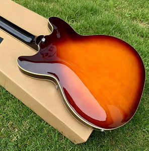 Guitare électrique jazz pour gaucher, 6 cordes, micros H-H, manche en érable, touche en palissandre - Product Image 4