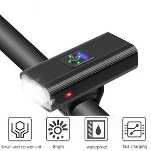 Lampe de vélo LED avant rechargeable par USB, phare de vélo lumineux pour VTT, lampe de poche pour vélo, scooter - Product Image 2