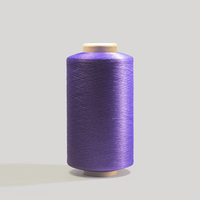 Fil monofilament 100% polyester, série violette, DTY ou ITY 150D-600D, pour le tricotage et le tissage