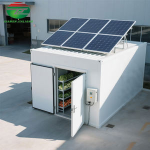 Conteneur frigorifique à énergie solaire Unité de réfrigération Prix Congélateur à air comprimé Chambre froide solaire pour viande poisson - Product Image 1