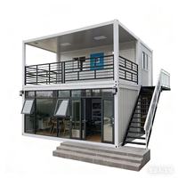 Maison mobile modulaire de luxe en conteneur de 20 pieds ou 40 pieds, mini-maison préfabriquée, maison préfabriquée en conteneur