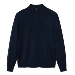 Oem 1/4 Sweat-shirt zippé pour hommes Pull à capuche épais de qualité supérieure Pull à demi-zip quart de haute qualité pour hommes Pull-over