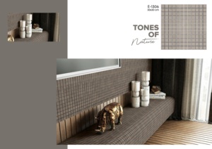 Vistaar Brand <b>Self</b> <b>Adhesive</b> Waterproof Mosaic Porcelain Super Black Kitchen <b>Bathroom</b> Backslash 3D <b>Bathroom</b> <b>Wall</b> <b>Tiles</b> 30x30 cm - Product Image 2
