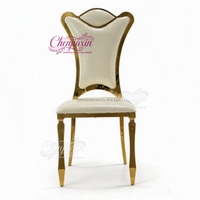 Chaises de mariage durables en acier inoxydable personnalisées en usine 2026 pour hôtels, halls d'entrée, appartements, hôpitaux - Blanc, vente en gros depuis la Chine