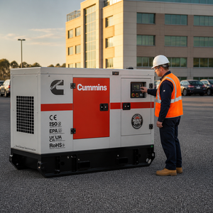 Groupe électrogène diesel Cummins Weichai Perkins de qualité supérieure, monté sur remorque, 50KW 80KW 60KVA 100KVA 125kVA, pour les situations d'urgence et l'industrie - Product Image 1