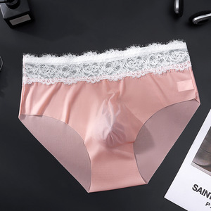 Boxers sexy pour hommes en Spandex/Nylon, séchage rapide, antistatiques, respirants, écologiques, avec poche sculptée, doux et fins - Product Image 3