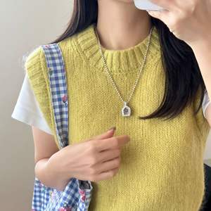 Collar con Colgante de Plata de Ley S925, Estilo Chino Moderno, Jade Transparente, Buda de la Paz, Buda Sonriente de Gran Barriga, Dorado - Product Image 4