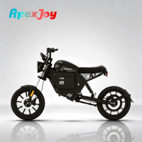 ApexJoy Tromox M03T Electric Motorcycle 400W 25kmh 80km Range 48V 24Ah Lithium Disc Brake Retro LED Commuter Wholesale