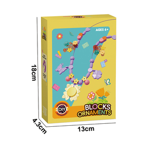 Blocchi da Costruzione per Bambine con Piccole Particelle, 52 Pezzi, Semplice <span class=keywords><strong>Gioco</strong></span> di Costruzione a Forma di Girasole, Giocattoli Fai-da-Te per Creare Gioielli - Product Image 4