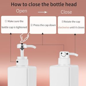Wholesale 500ml Square <b>Plastic</b> <b>Bottles</b> 200/300/750/1L <b>Empty</b> Screen Printed <b>Bottles</b> for Body Lotion Essential Oil & Shampoo - Product Image 4