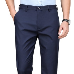 <span class=keywords><strong>Pantaloni</strong></span> Casual da <span class=keywords><strong>uomo</strong></span> all'ingrosso comodi <span class=keywords><strong>pantaloni</strong></span> da lavoro larghi di marca a metà vita piatta tinta in tinta unita da <span class=keywords><strong>uomo</strong></span> alla moda - Product Image 1