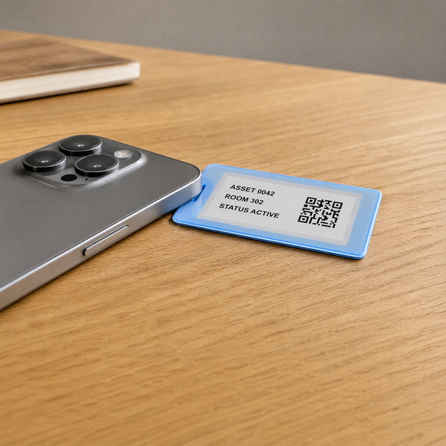 NFC Enabled 2.9 Inch No Battery Ultra-Thin Digital Label Electronic Badge E Ink Name Tag for Nurse and Hotel Staff
