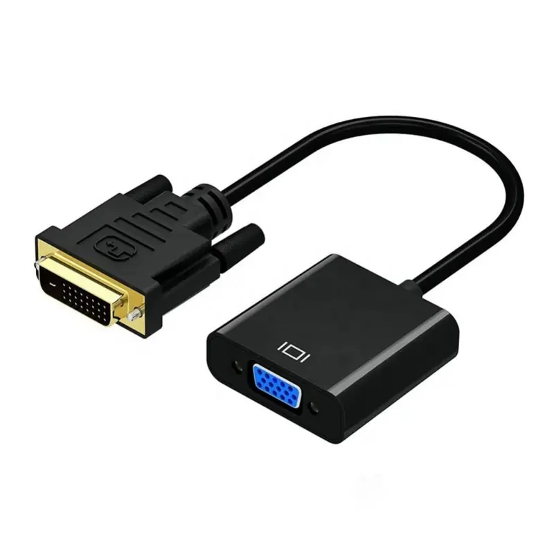 Xput-Cable de Monitor de ordenador DVI 24 + 1 DVI-D a VGA, Adaptador convertidor de alta resolución