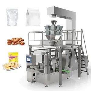 Automatic Pouch Filling Sealing Doypack Rotary Grain Premade bag Filling Sealing Packing Machine