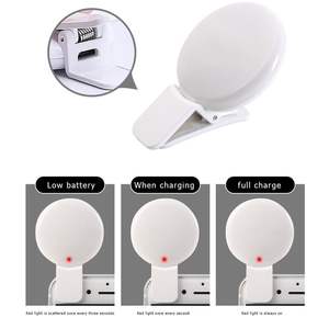 Lumière de remplissage de beauté en direct ronde à LED personnalisée en gros <span class=keywords><strong>pour</strong></span> téléphones mobiles chargement USB logo personnalisé vidéo USA éclairage photographique - Product Image 5