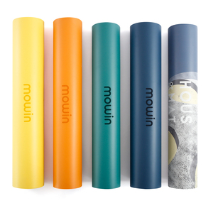Alfombrilla de <span class=keywords><strong>Yoga</strong></span> de goma pu duradera con logotipo personalizado de pequeña cantidad ecológica - Product Image 1