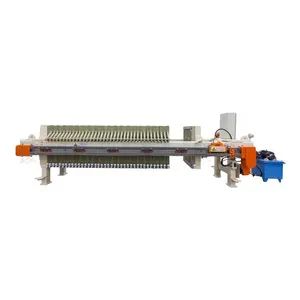 Prensa de filtro de membrana de alta presión para equipos de procesamiento de lodos de industria textil