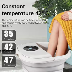 Dispositivo de bañera de agua para pies más vendido, calentador de pies eléctrico, Shiatsu, masajeador de pies plegable, máquina de rodillos - Product Image 5