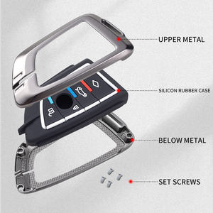 Funda de silicona personalizada para llave de coche, accesorio 3D, llavero de Control remoto, bolsa de protección para <span class=keywords><strong>BMW</strong></span> X1 X2 X3 - Product Image 6