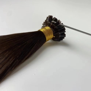 Extensions de cheveux à pointes en <span class=keywords><strong>U</strong></span> en kératine italienne, 15 % de cheveux les plus longs, 100 % cheveux humains Remy indiens - Product Image 6