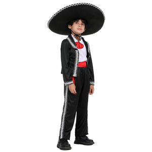 2024 Venta caliente carnaval Halloween niños México Festival tradicional ropa niños niñas Fiesta Mexicana disfraces de vacaciones - Product Image 5