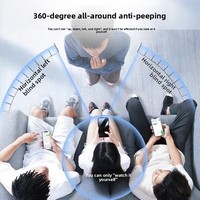 Film de protection en verre anti-poussière pour iPhone 18 Pro Max/Pro, anti-rayures, antichoc, sans bulles, étanche, anti-traces, confidentialité, anti-lumière bleue