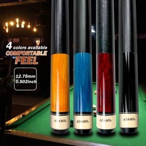 ADAM II 58-Inch Maple Pool Cue Stick with 12.75mm Tip & 19-20oz Weight - 1/2 Split Design for Enhanced Control - Product Image 2