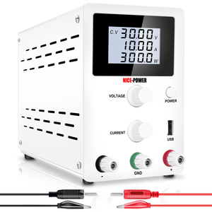 لطيفة الطاقة R-SPS3010D الأبيض 30V 10A قابل للتعديل محول جهد كهربي متغير العاصمة امدادات الطاقة 300W منظمات الجهد الكهربي