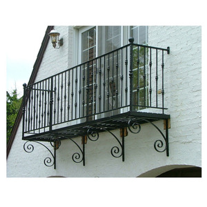 Fabricant de balustrades décoratives en fer forgé, garde-corps de balcon en fer, piquets de clôture en fer forgé martelé - Product Image 5