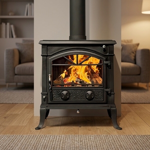 <span class=keywords><strong>Stufa</strong></span> in Ghisa dal Design <span class=keywords><strong>Vintage</strong></span> Elegante per Decorazione Interna di Ville e Riscaldamento - Product Image 4
