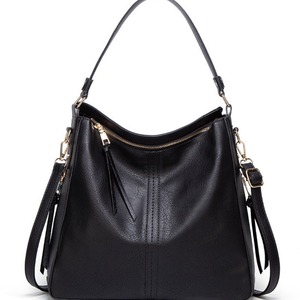 Mifaktory Lady Single Strap Waterproof PU Leather <b>Medium</b> Messenger Tote Crossbody <b>Handbag</b> Luxury Designer Clutch for Women - Product Image 2
