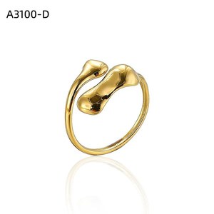 Anillo de moda Amy Amy A3100 de acero inoxidable chapado en plata 925, diseño moderno para mujer, uso diario, regalo, joyería - Product Image 2