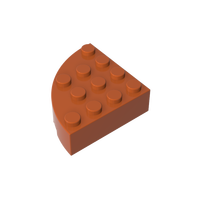 [Gobricks]GDS-1014 Blocs de construction en plastique ABS à l'échelle 1:8, pièces 2577, brique ronde à coins arrondis 4x4, brique complète