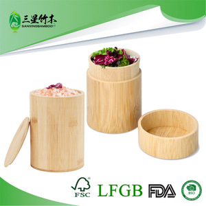 <b>Bamboo</b> tea storage jar, home tea bag storage <b>container</b>, <b>bamboo</b> and wood tea aging jar, kitchen seasoning storage box - Product Image 5