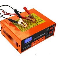 Chargeur de batterie de voiture 12v/24v Chargeur de batterie intelligent automatique à impulsions de réparation Type universel Chargeur de batterie en cuivre pur pour moto