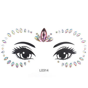 Pretty Shiny Temporary Face Gem para Rave Party Girls Estilo de seguridad de moda para niños - Product Image 2