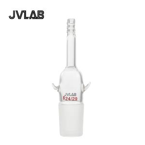 محول زجاجي من البوروسيليكات من جي في لاب بمدخل ومخرج مستقيم - Product Image 2