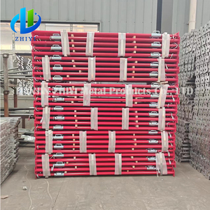 Регулируемые стальные опоры для строительных лесов, усиленные, оцинкованные, для строительных работ - Product Image 2