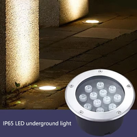 Projecteur extérieur étanche IP65 6W LED 3000K en aluminium moulé sous pression pour jardin, cour, escaliers, terrasse, éclairage encastré au sol, souterrain