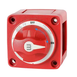 Selector de la serie M, interruptor de batería dual, 300A dual de interruptor selector de batería, 4 posiciones, 1-2, ambos apagados para camiones de barcos marinos