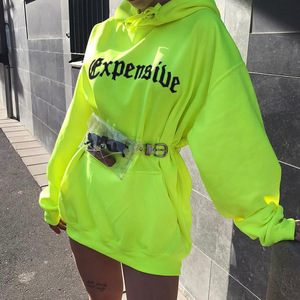 Offre spéciale mode cool night out club femmes sweats à capuche à manches longues vêtements de sport à capuche sweat-shirt robe - Product Image 6