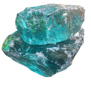 Grande roccia di vetro per l'abbellimento della parete del gabbione di vetro pietra vendita della fabbrica fornitura diretta - Product Image 1