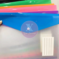 Carpeta de Archivos Transparente Tipo Acordeón A4, 11 Orificios, Bolsillos Perforados de PP, Expandible, con Botón a Presión, para Hojas Sueltas